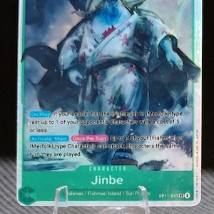 One Piece Proxy Card Holo – Jinbe OP11-031 Charakter