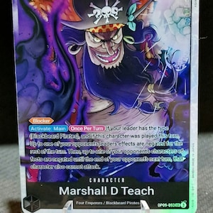 One Piece Proxy-Karte Holo - Marshall D Teach OP09-093 Charakter