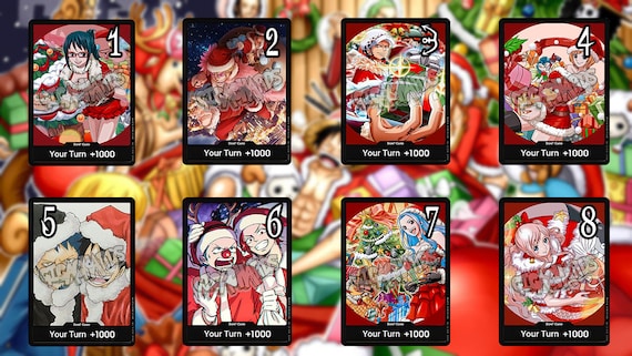 One Piece Tcg Custom Cards DON!! Merry Christmas Happy New Year