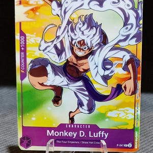 One Piece-Proxykarte Holo – Monkey D. Ruffy P-041 Promo 7-Eleven ENG-Version
