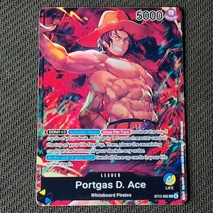 One Piece-Ersatzkarte Holo – Sabo Portgas D. Ace Monkey D. Ruffy – ST13 Special Leader