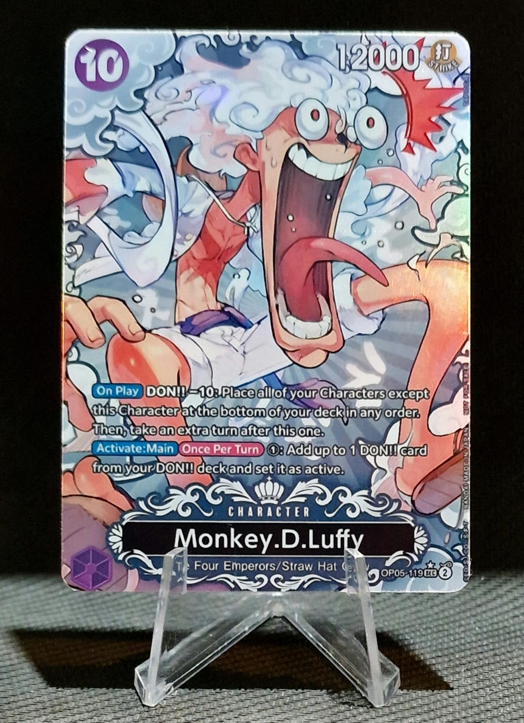 ワンピース カード MONKEY D. LUFFY #119 Monkey D Luffy OP05-119 (Secret) Awakening of New Era ONE