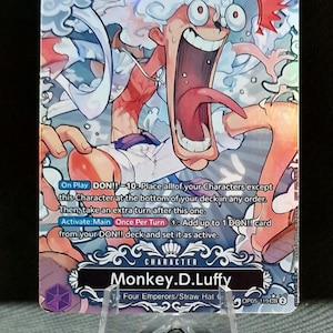 One Piece proxy-kaart Holo - Monkey D. Luffy OP05-119 Kampioenschap 2023 Wereldfinale 2e prijs