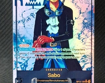 One Piece Character Custom Card Proxy Sabo OP13-120 Sec - Etsy