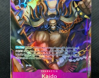 One Piece Proxy Card Holo - Animal Kingdom Pirates Six Pack - OP01  Who's.who Kaido Ulti Jack Queen King Character Purple - Etsy