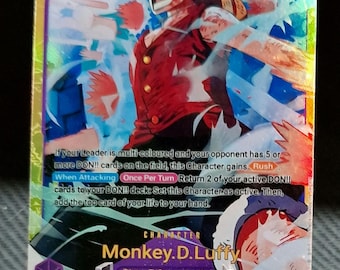 One Piece proxy card Holo - Monkey D. Luffy OP05-119 Championship 2023 World Final 1st Prize