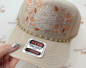 All Booked For Fall Trucker Hat