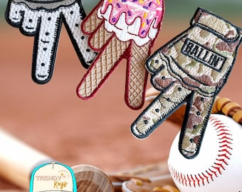 Parche para guante de bateo Ballin, TrendyKeys Original, parche personalizado