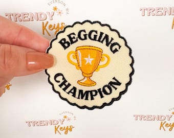 Begging Champion Patch, TrendyKeys Original, Pet Collection