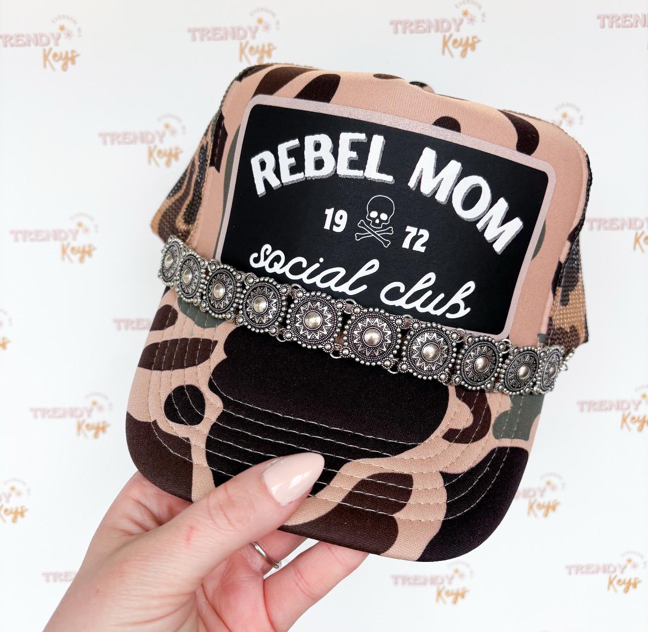 Rebel Mom trucker hat Rebel Mom trucker hat – Shop Evelia Bella main image 4