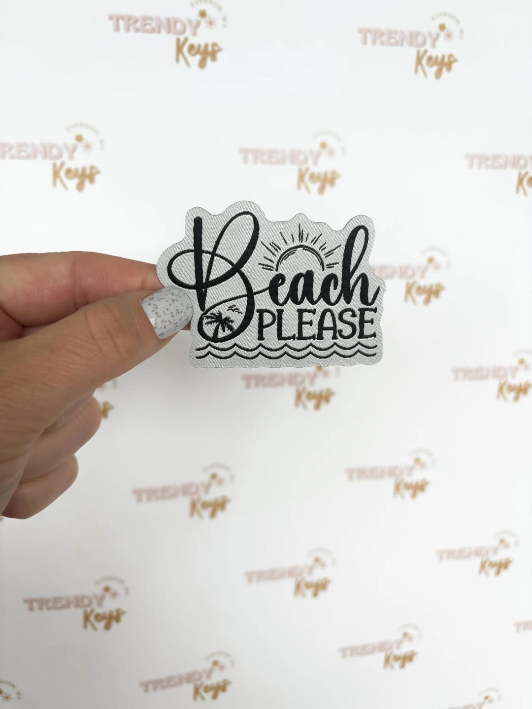 Please Patch Beach Please Patch, Trendykeys Original, Custom Patch - Etsy