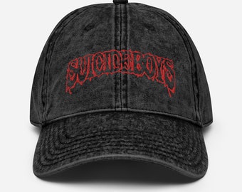Sombrero vintage de chicos suicidas