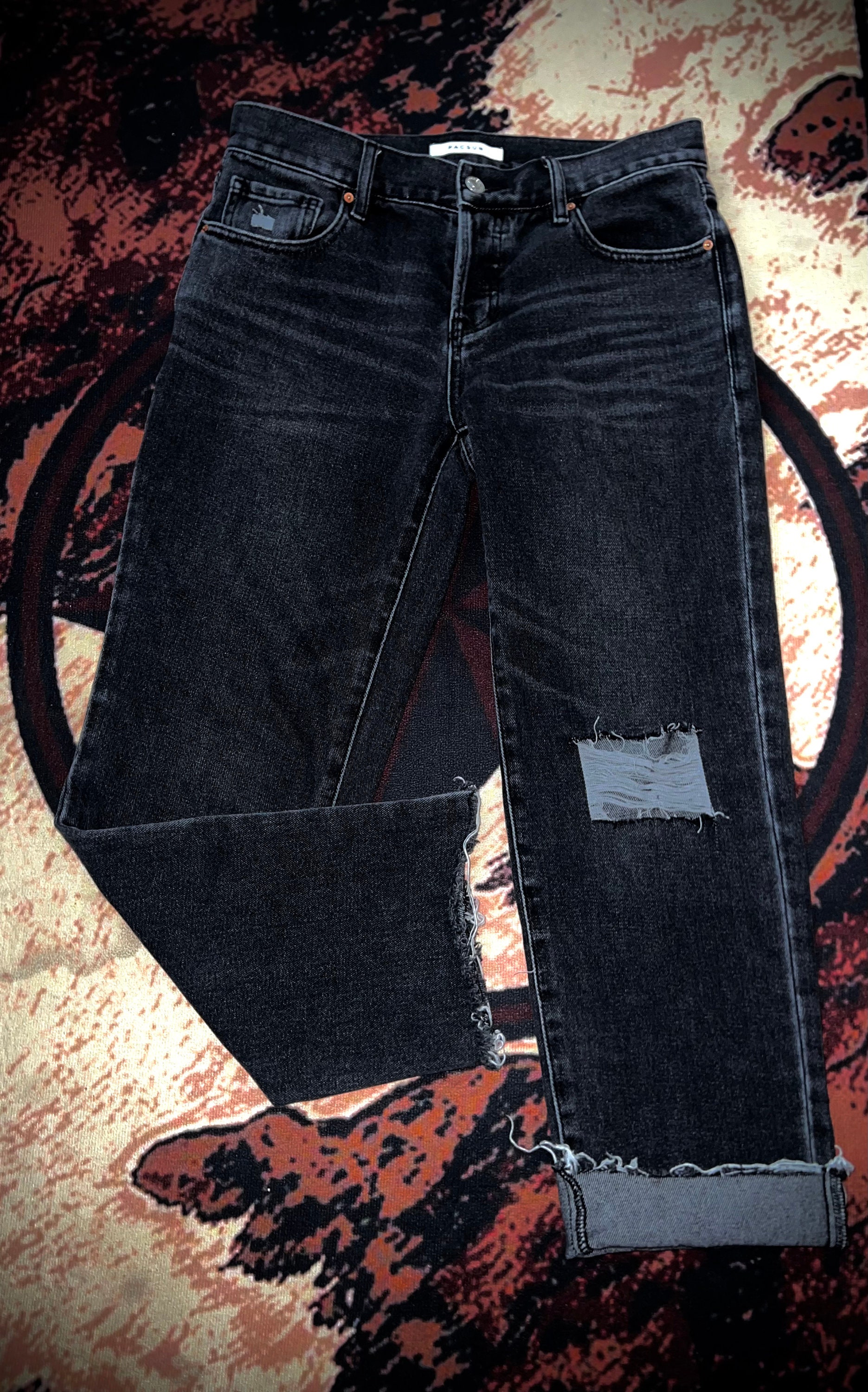 Black Ripped Jeans Pacsun Mom Jeans Black PacSun Mom Jeans Ripped