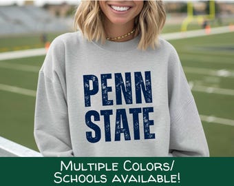 Gray penn state sweatshirt hotsell