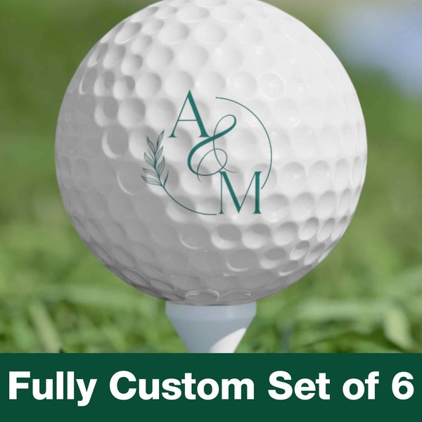 Wedding Logo Golf Balls custom bachelorette party favors golf gift asking bridesmaid proposal bachelor party golf balls funny golf gifts