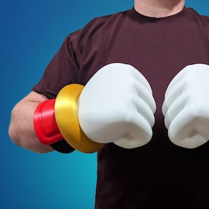 Shadow Classic Cosplay Gloves 3D Printed