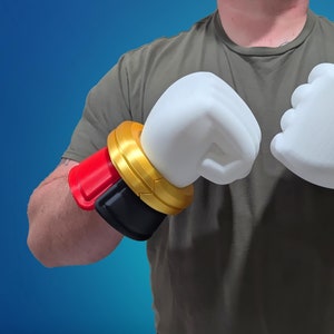 Shadow Cosplay Gloves Sonic 3 3D Printed