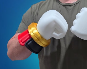 Shadow Cosplay Gloves Sonic 3 3D Printed