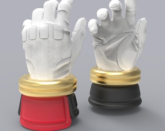 Shadow Rings Crafted Cosplay Gloves Magnetic