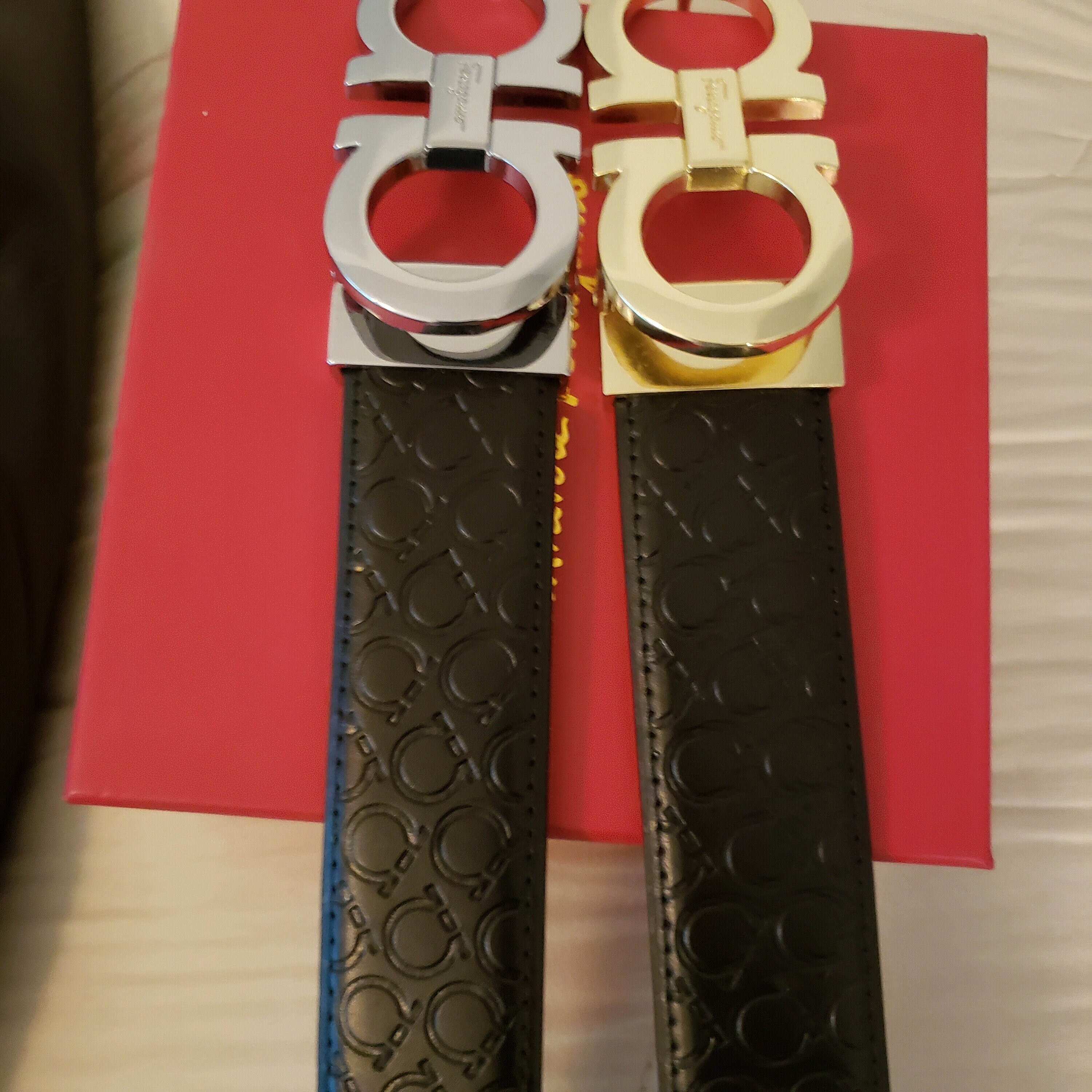 Fake red ferragamo clearance belt