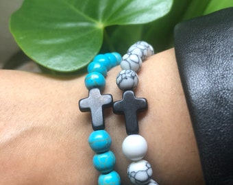 Cross Bead Bracelets