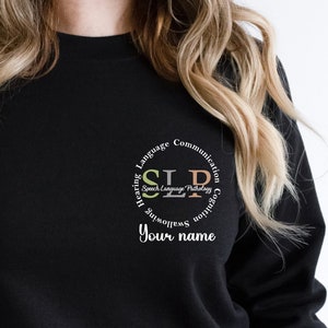 SLP Speech Therapist Unisex Sweatshirt, Speech Language Pathologist Shirt, Speech Language Pocket, SLP Nurse Sweater, SLP TShirt, Slp Gift