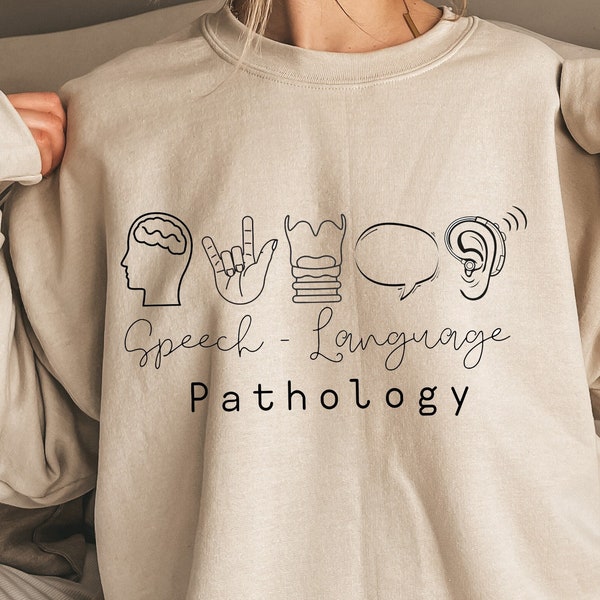 Speech Therapist Sweatshirt, Speech Language Shirt, SLP Nurse Sweater, SLP Shirt, Speech Language Pathologist Tshirt, Gift For SLP