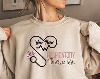Respiratory Therapist Unisex Sweatshirt, Gift For Respiratory Therapist Shirt, RRT Sweater, Personalized Medical T Shirt, Respiratory Gift