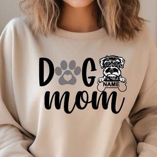 Maglietta Divertente Per Mamma Di Schnauzer: Stubborn Schnauzer Lover - Regalo Originale