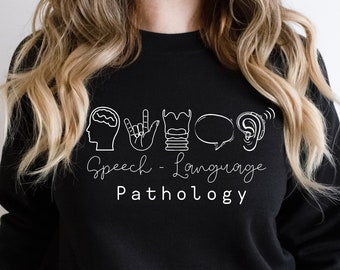 Speech Therapist Sweatshirt, Speech Language Shirt, SLP Nurse Sweater, SLP Shirt, Speech Language Pathologist Tshirt, Gift For SLP