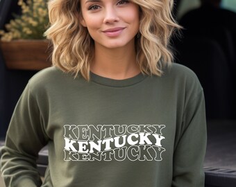 Kentucky State Sweatshirt, Cute Kentucky Shirt, Kentucky State Gift,  Kentucky State Sweater, Kentucky Lover Tee, Gift For Men or Woman