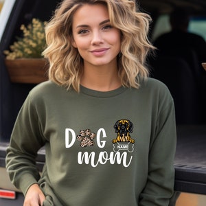 Great Dane Personalized Sweatshirt, Custom Dog Mom Sweatshirt, Gift for Mom, Great Dane Mom Sweater, Dog Lover Sweatshirt, House Dog Mom