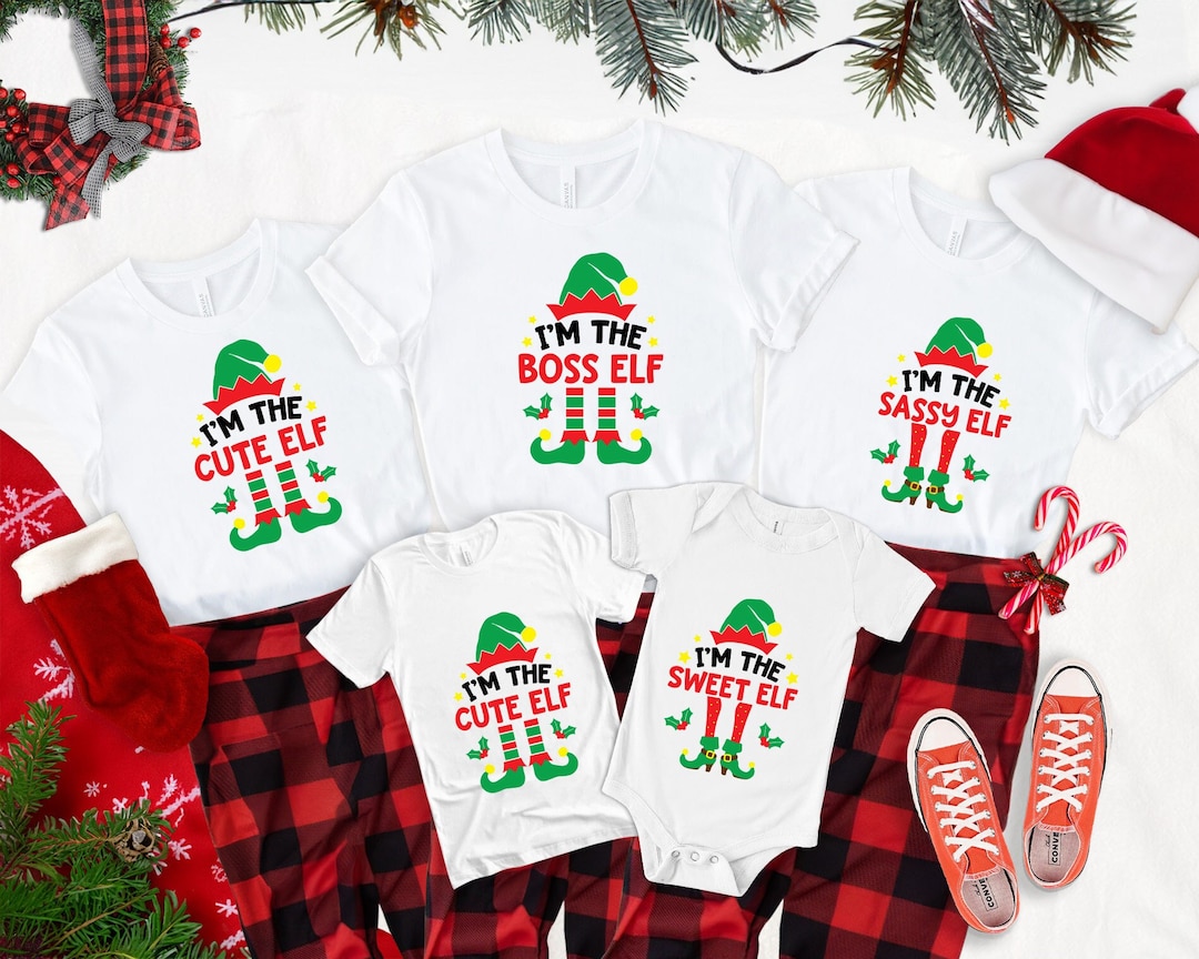 Custom the Elf Shirt, Custom the Elf Toddler, Christmas Family Matching ...