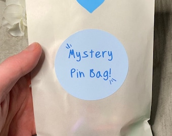 Mystery Pin Bags! | Handmade Clay Pins | Cute clay pins | Random gacha discontinued pins | 10 for 5 dollars