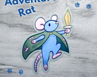 Adventure Rat 3-inch Vinyl Sticker