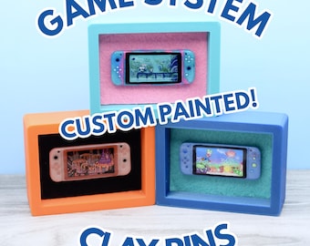 Custom Handpainted Game Console Pin | Clay Pins | Version 1