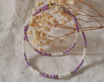 Collar de campo de lavanda