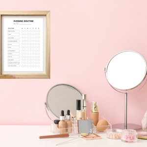 Editable Morning and Night Routine Tracker| Daily Routine Tracker ...