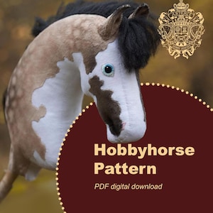 HOBBYHORSE TEMPLATE - [Dallas] - DIY Sewing Project Pattern