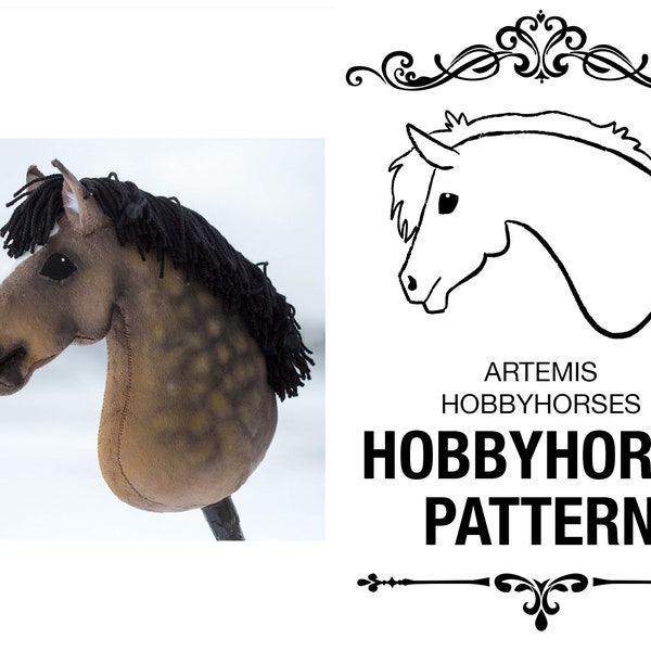 GABARIT HOBBYHORSE - Bacardi [par Artemis Hobbyhorses], deux tailles