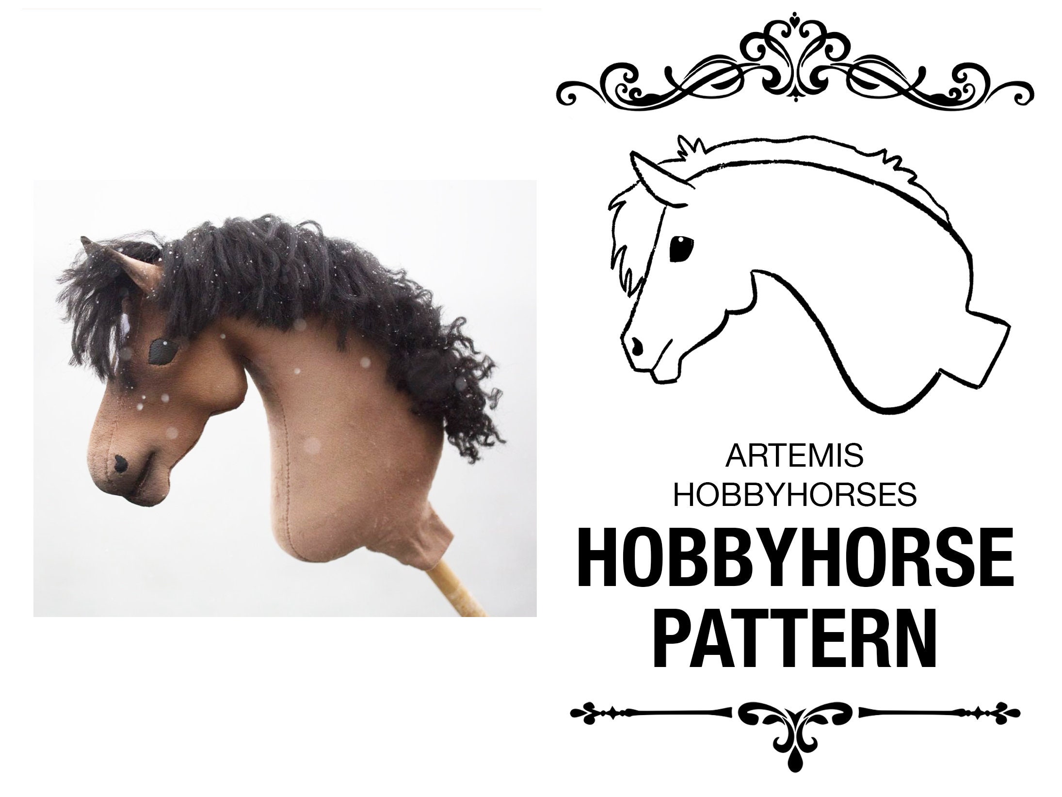 HOBBYHORSE TEMPLATE Romeo by Artemis Hobbyhorses, Two Sizes Etsy HOBBYHORSE TEMPLATE Romeo by Artemis Hobbyhorses, Two Sizes Etsy