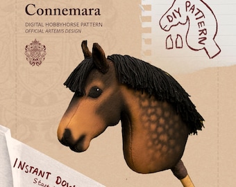 Connemara - DIY Hobbyhorse Digital Pattern - FREE TUTORIAL - Instant Download