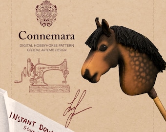 Connemara - DIY Hobbyhorse Digital Pattern - FREE TUTORIAL - Instant Download