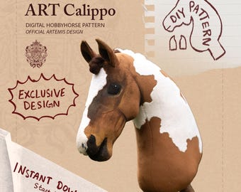 Calippo - DIY Hobbyhorse Digital Pattern - FREE TUTORIAL - Instant Download