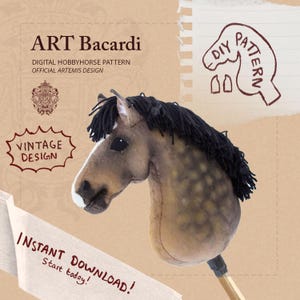 HOBBYHORSE SJABLON - [Bacardi] - Digitaal naaiprojectpatroon voor doe-het-zelf