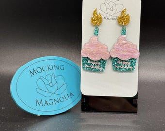 Birthday Cupcake Earring - Laser File