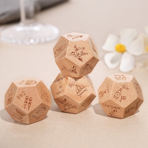Custom Date Night Dice Set - Valentine's Day Gift, Gift For Couples, Date Night Gifts, Date Night Ideas, Anniversary Gifts