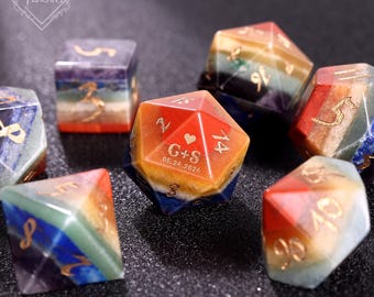Hochzeitswürfel - Personalisierter D20, Verlobungsgeschenk, D&D Würfelset, Personalisiertes D&D Würfelset, Hochzeitsgeschenk