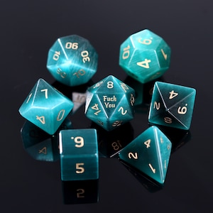 Custom D20 - Custom Dnd Dice Set, Custom Dice, Personalised Dnd Gifts, Dungeons and Dragons, Board Game Dice, DM Gifts