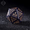Personalised Wedding Dice - Custom Dnd Gifts, Wedding Gift, Marriage dice, Custom D20, Crystal Dice, Dungeons and Dragons